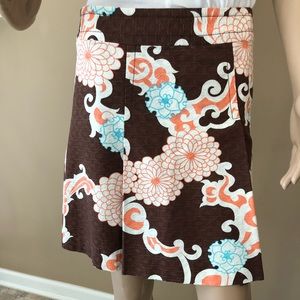 Trina Turk floral print mini skirt